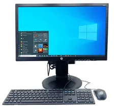 Computador All-in-One HP: i5-8ª, 8GB, SSD 120GB, Monitor 22"
