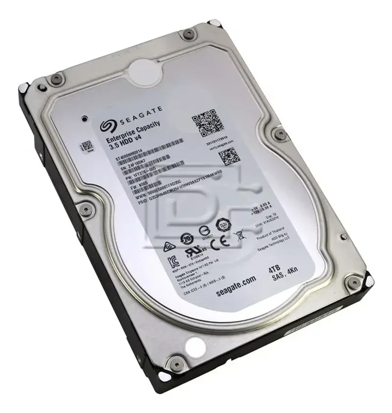 Disco Rígido Interno Seagate Enterprise Capacity de 4 TB com Conectividade SAS-3 - Excelente (Recondicionado)